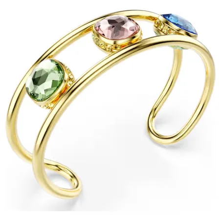 BRACCIALE RIGIDO CHROMA VERDE MIS.M DONNA SWAROVSKI 