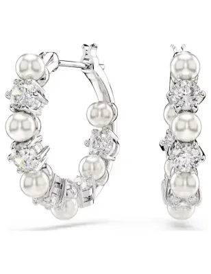 ORECCHINI PENDENTI MATRIX CRYSTAL PEARL DONNA SWAROVSKI 
