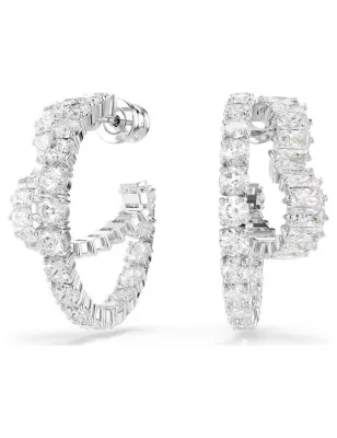 ORECCHINI MATRIX CUORE BIANCHI DONNA SWAROVSKI 5705748 Swarovski