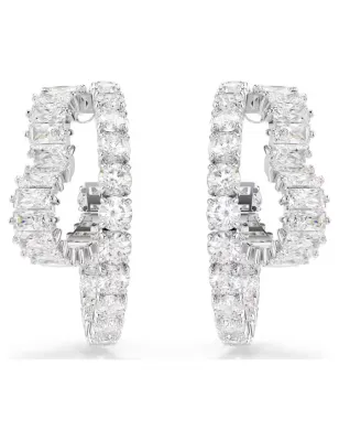 ORECCHINI MATRIX CUORE BIANCHI DONNA SWAROVSKI