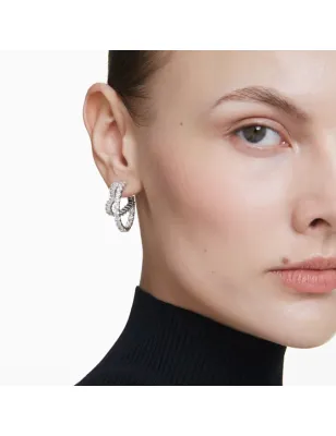 ORECCHINI MATRIX CUORE BIANCHI DONNA SWAROVSKI  5705748 Swarovski