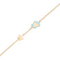 BRACCIALE ORO ANGELO AZZURRO E STELLA Bambini ROBERTO GIANNOTTI 