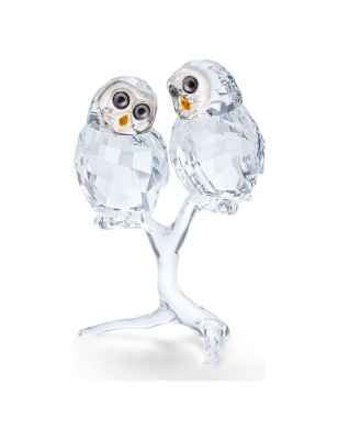 DECORAZIONE COPPIA DI GUFI SWAROVSKI 5493722 Swarovski