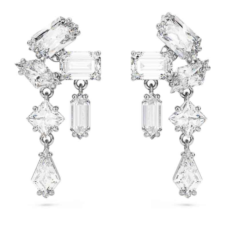 ORECCHINI PENDENTI MESMERA BIANCHI DONNA SWAROVSKI ORECCHINI PENDENTI MESMERA BIANCHI DONNA SWAROVSKI