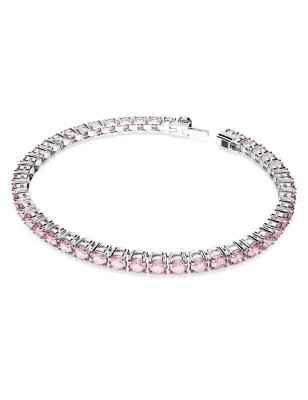 BRACCIALE TENNIS TAGLIO TONDO ROSA DONNA SWAROVSKI 5648931 Swarovski