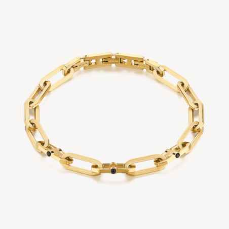 BRACCIALE CALIBURN FINITURA PVD COLOR ORO UOMO BROSWAY  BBU13 Brosway