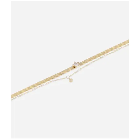 BRACCIALE MULTIFILO ALTORA DORATO CON ZIRCONI DONNA ZAG 