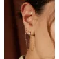 ORECCHINI A BOTTONE DOPPIO CON ZIRCONI DONNA ZAG 