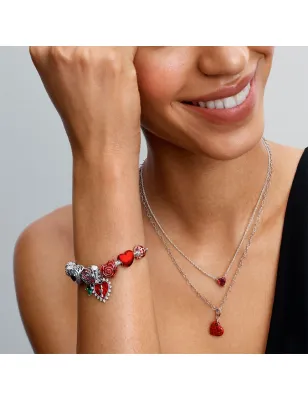 BRACCIALE CHIUSURA A CUORE E ALI D'ANGELO 19CM DONNA PANDORA  593680C01-19 Pandora