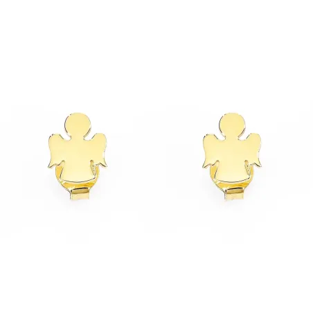 ORECCHINI LOBO ANGELO DORATO DONNA AMEN  ORAG Amen