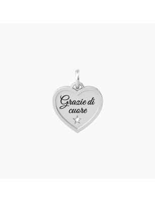 CIONDOLO CUORE GRAZIE DONNA KIDULT  - category_name - XDMG De Marchi Gianotti
