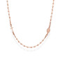 GIROCOLLO ROSARIO UNISEX ARGENTO ROSE' AMEN
