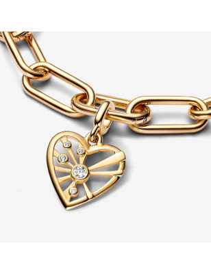 CHARM MEDALLION HEART & RAYS DONNA PANDORA ME 762691C01 Pandora