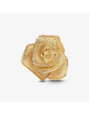 Charm Rosa Grande Placcatura Oro 14k Donna Pandora  763675C00 Pandora