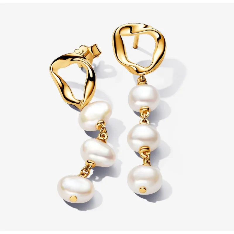 Orecchini pendenti Linea Sinuosa Donna Pandora 