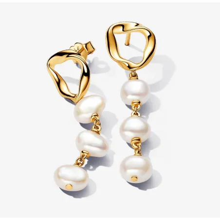 Orecchini pendenti Linea Sinuosa Donna Pandora 