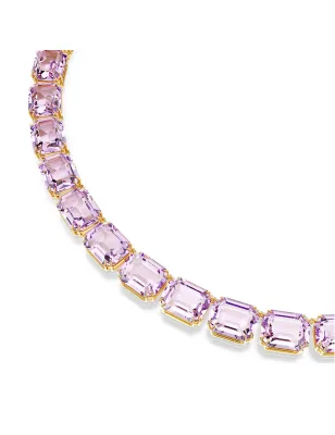 Collana Tennis Millenia Taglio ottagonale Viola Donna Swarovski  5705754 Swarovski