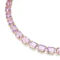 Collana Tennis Millenia Taglio ottagonale Viola Donna Swarovski 