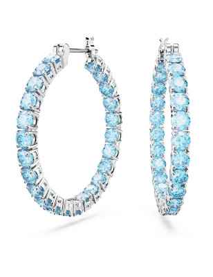 ORECCHINI A CERCHIO MATRIX BLU DONNA SWAROVSKI  5647446 Swarovski