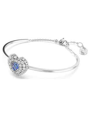 BRACCIALE RIGIDO HYPERBOLA CUORE BLU DONNA SWAROVSKI  5680393 Swarovski