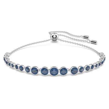 BRACCIALE EMILY BLU PLACCATO RODIO DONNA SWAROVSKI  5663394 Swarovski