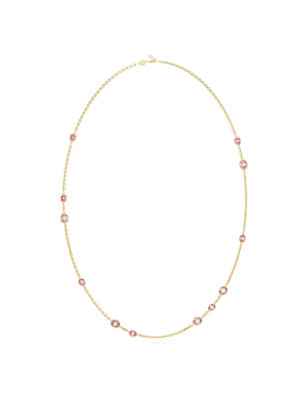 COLLANA IMBER LUNGA ROSA PLACCATO COLOR ORO DONNA SWAROVSKI  - category_name - XDMG De Marchi Gianotti