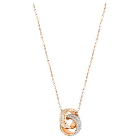 COLLANA PENDENTE FURTHER PAVÉ CERCHI INTRECCIATI DONNA SWAROVSKI  5240525 Swarovski