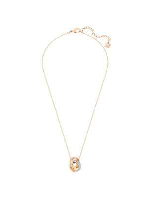 COLLANA PENDENTE FURTHER PAVÉ CERCHI INTRECCIATI DONNA SWAROVSKI  5240525 Swarovski