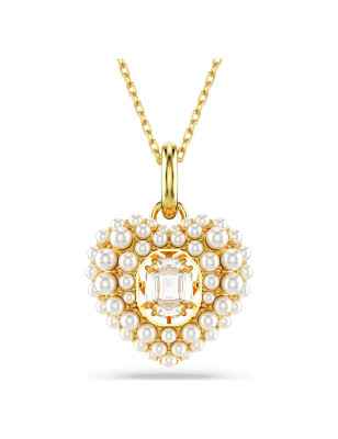 COLLANA HYPERBOLA CUORE BIANCO DONNA SWAROVSKI 