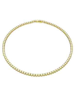 COLLANA TENNIS GIALLA PLACCATA COLOR ORO SWAROVSKI 5681799 Swarovski