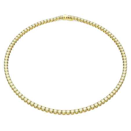 COLLANA TENNIS GIALLA PLACCATA COLOR ORO SWAROVSKI 5681799 Swarovski