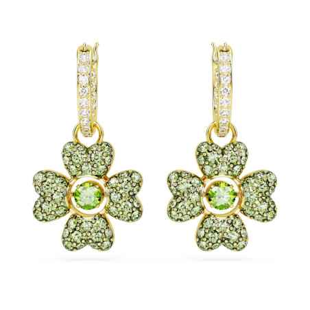 ORECCHINI PENDENTI QUADRIFOGLIO IDYLLIA DONNA SWAROVSKI  5670664 Swarovski