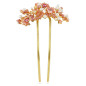 FERMAGLIO GEMA CRYSTAL PEARL FIORE ROSA SWAROVSKI FERMAGLIO GEMA CRYSTAL PEARL FIORE ROSA SWAROVSKI