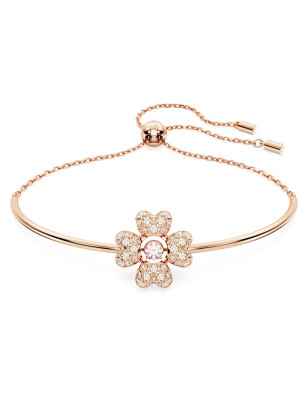 BRACCIALE IDYLLIA QUADRIFOGLIO BIANCO DONNA SWAROVSKI  5674487 Swarovski