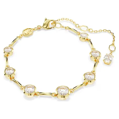 Bracciale tennis Imber placcato color oro Donna Swarovski  5705465 Swarovski