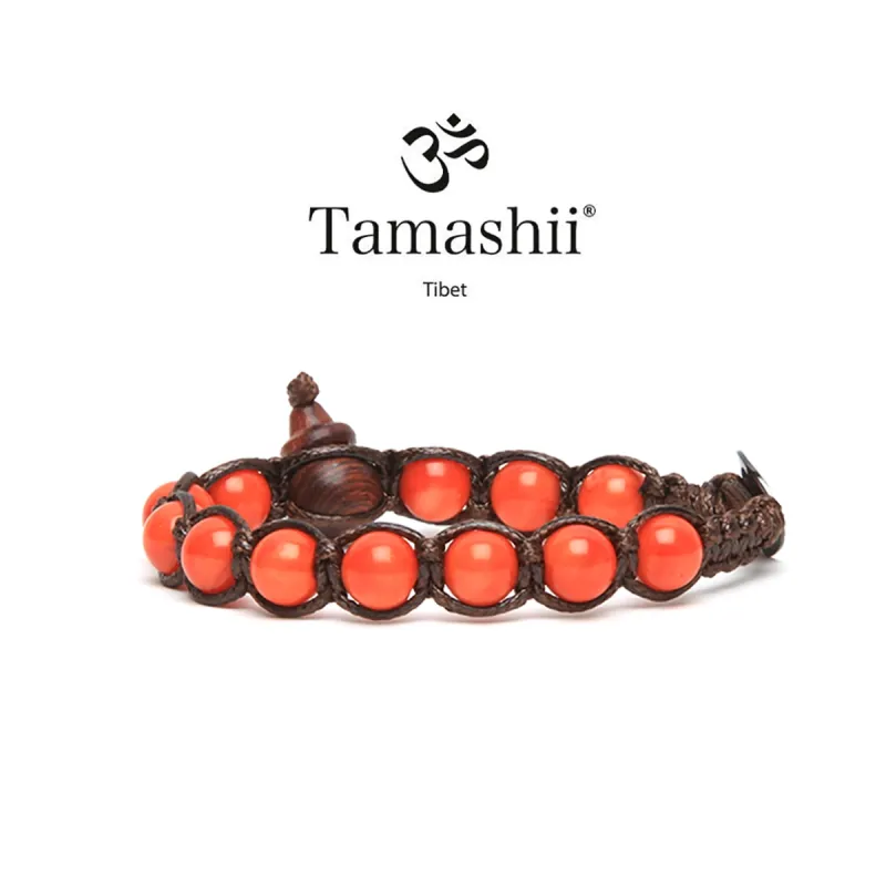 Bracciale Bamboo coral Donna-Uomo Tamashii 1 Giro Bracciale Bamboo coral Donna-Uomo Tamashii 1 Giro