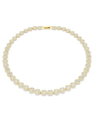 Collana Tennis Una Angelic dorata DONNA Swarovski 