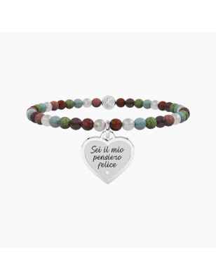 BRACCIALE CUORE PENSIERO FELICE DONNA KIDULT 