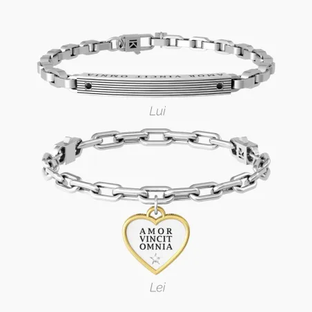 Bracciale Lui & Lei L'Amore vince tutto Kidult - category_name - XDMG De Marchi Gianotti