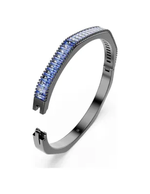 Bracciale rigido Matrix blu taglio baguette Donna Swarovski  5721177 Swarovski