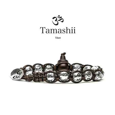 Bracciale in Argento 925 Donna-Uomo Tamashii Ruota Della Preghiera