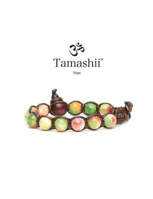 Bracciale Jade blooms Kiwi delight Donna-Uomo Tamashii 1 Giro