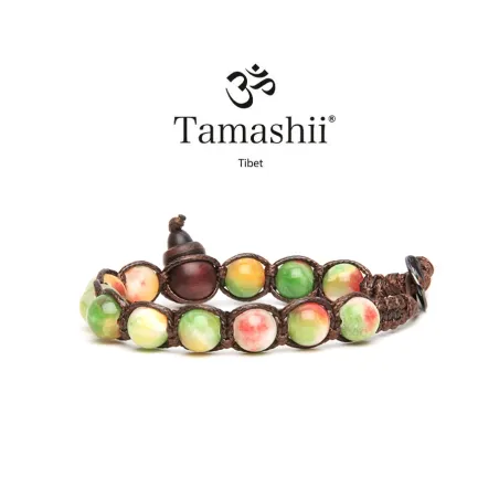 Bracciale Jade blooms Kiwi delight Donna-Uomo Tamashii 1 Giro