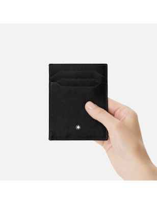PORTA CARTE 4 SCOMPARTI CON PORTA DOCUMENTO MONTBLANC MEISTERSTUCK 198328 Montblanc