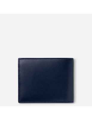PORTAFOGLIO 6 SCOMPARTI INK BLUE UOMO MONTBLANC MEISTERSTUCK 131692 Montblanc
