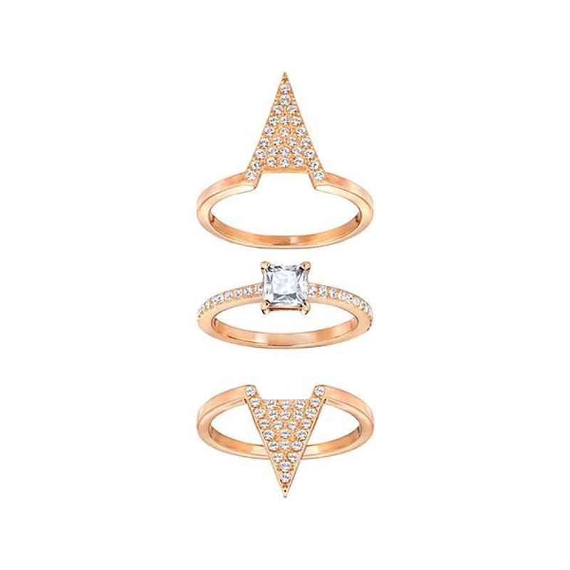 ANELLO SET 3 FUNK ROSE GOLD M52 DONNA SWAROVSKI 