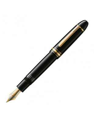 PENNA STILOGRAFICA IN RESINA NERA PENNINO IN ORO UOMO MONTBLANC MEISTERSTUCK
