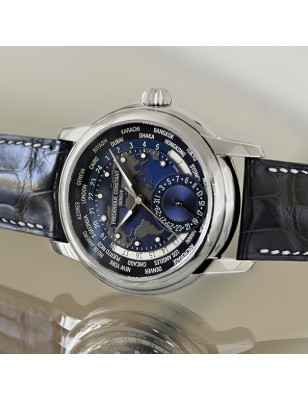 Orologio Manufcture Worldtimer Uomo Frederique Constant  FC-718NWM4H6 Frederique Constant