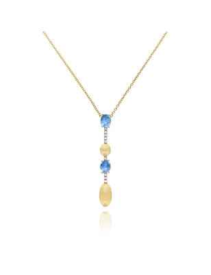 COLLANA BLU DONNA NANIS DANCING IN THE RAIN AZURE