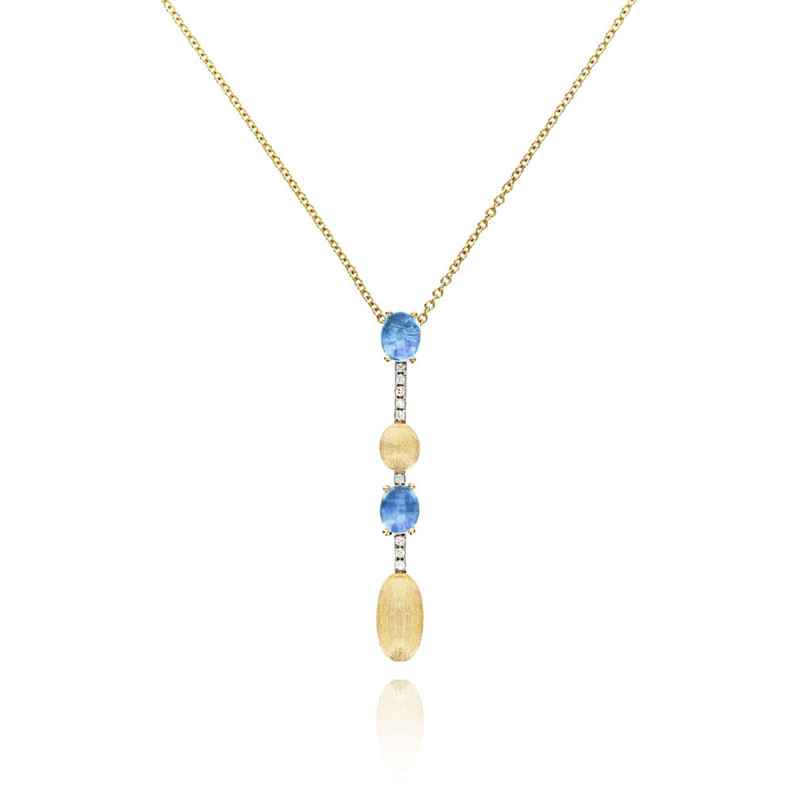 COLLANA BLU DONNA NANIS DANCING IN THE RAIN AZURE COLLANA BLU DONNA NANIS DANCING IN THE RAIN AZURE